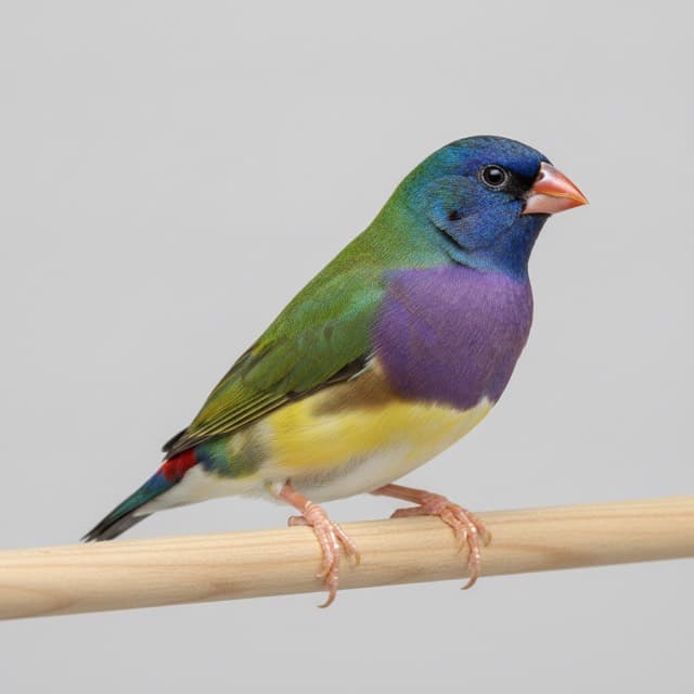 Black Cheek gouldian finch
