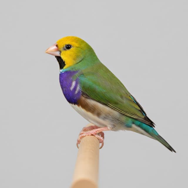 Yellow Head gouldian finch