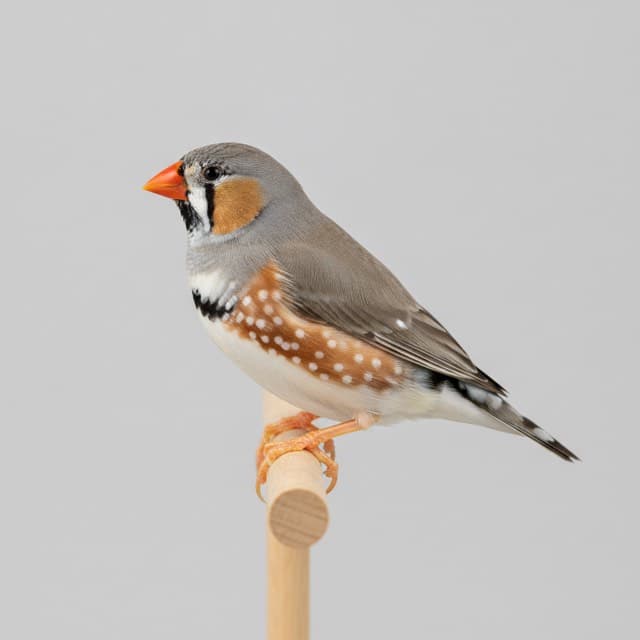 Black Cheek zebra finch